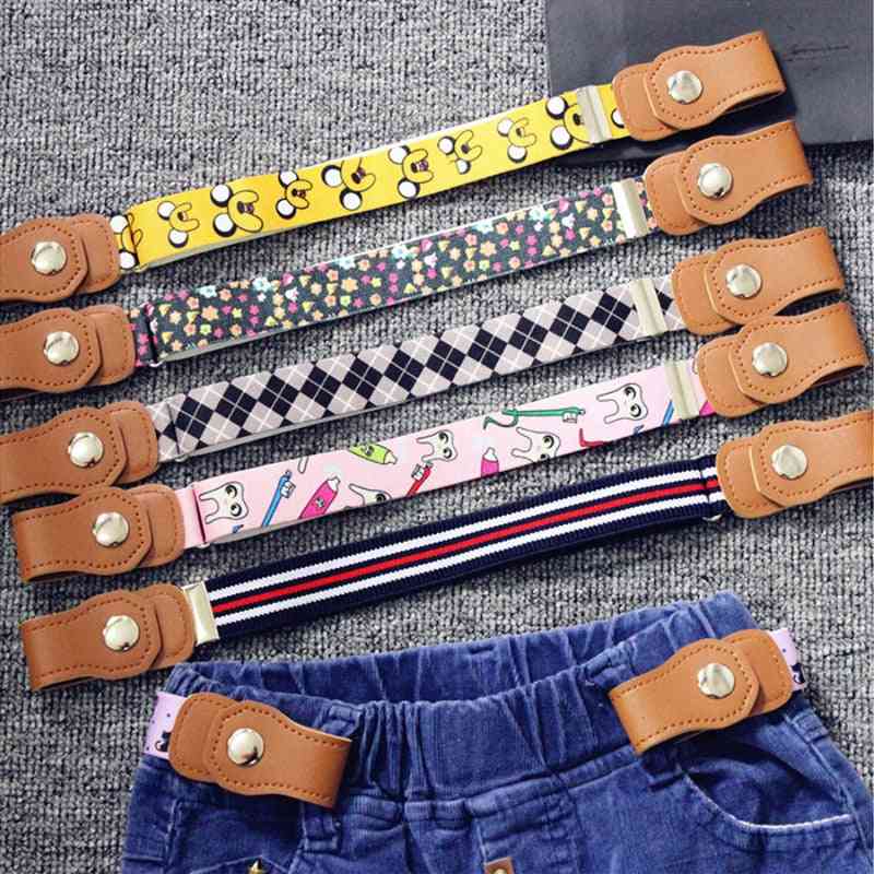Elastic Without Buckle Stretch Belt