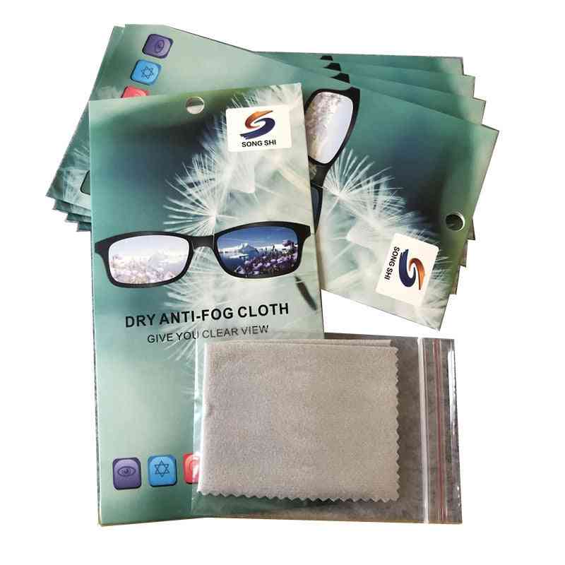 Anti-fog Glasses Cloth, Thicken Clear View Lens, Computer Mirror Clearing Wipe