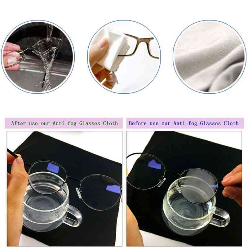 Tissu réutilisable de traitement de lingette anti-buée tech nano pour lunettes