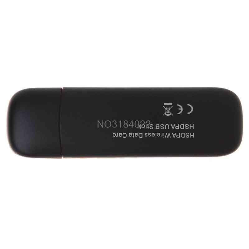 Modem USB Stick SIM 7,2 Mb / s Bezprzewodowa karta sieciowa 3G z kartą SIM TF