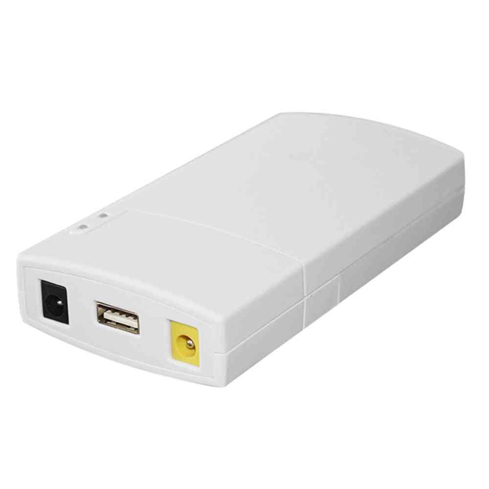 Gm322 mini ups power 7800 mah dc power bank voor 12 v 2a toepassingen bescherming router ip camera