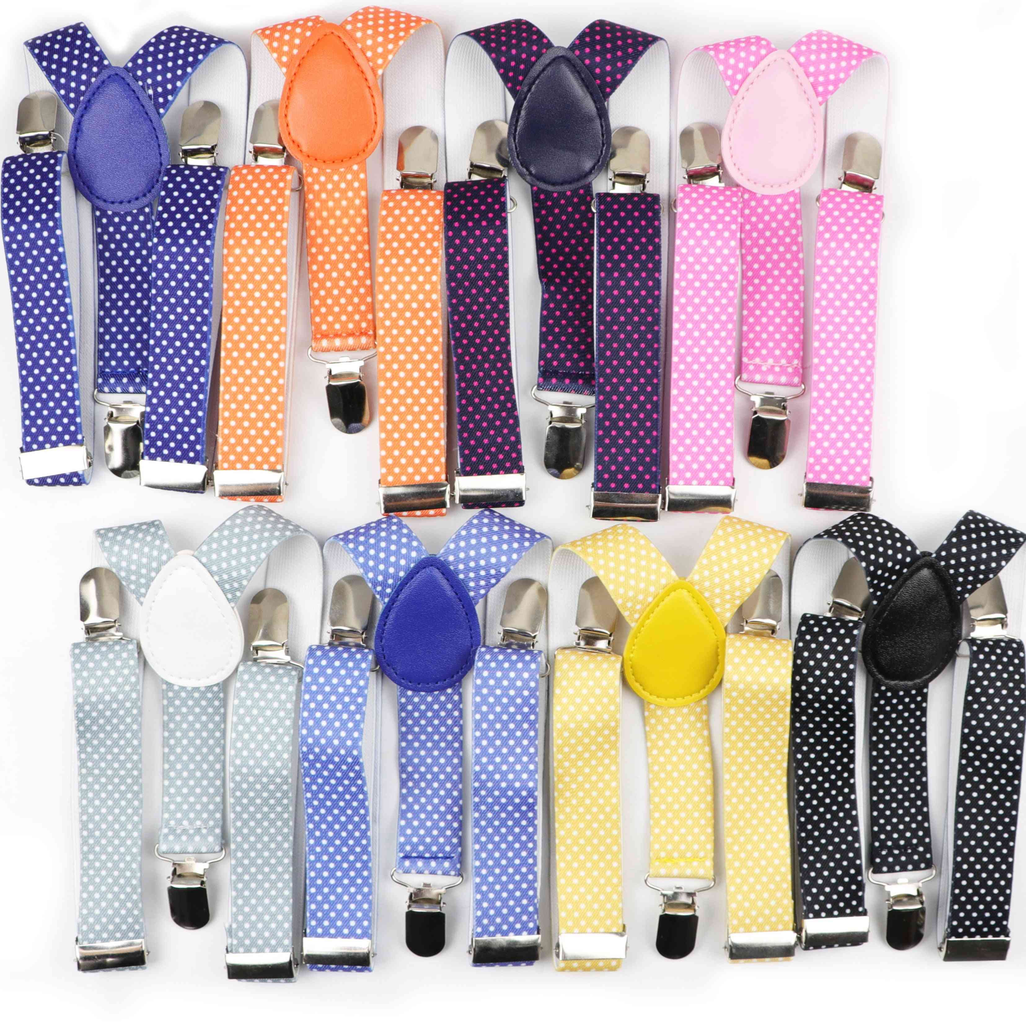 Kid Belt, Suspenders, Dot Kids Polyester Y-back Braces