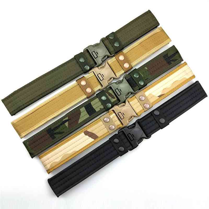 Army Style Thicken, Tactical Canvas Combat Belts