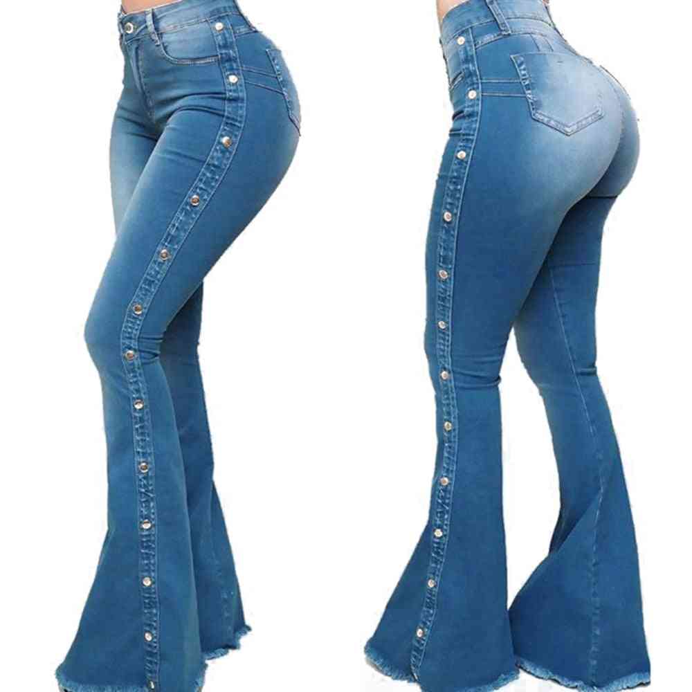 New Fashion Slim High Waist, Skinny Wide Leg Jeans For Female
