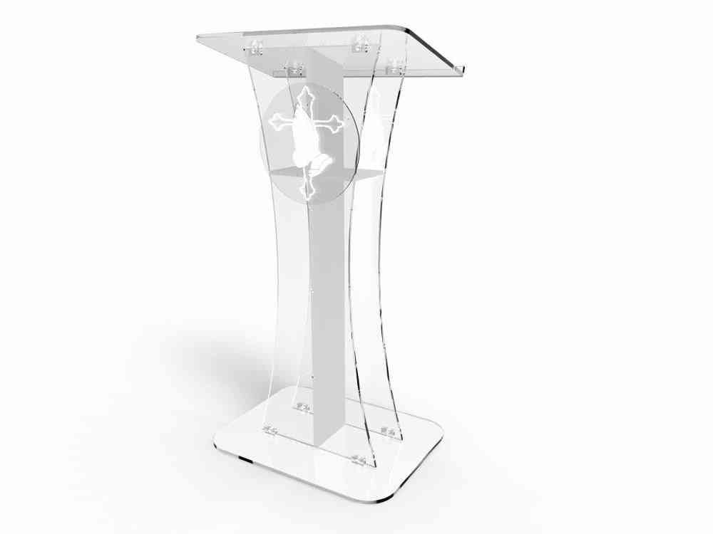 Acrylic Desktop Church Pulpits And Lecterns Decoration Table Furniture Minister's Desk
