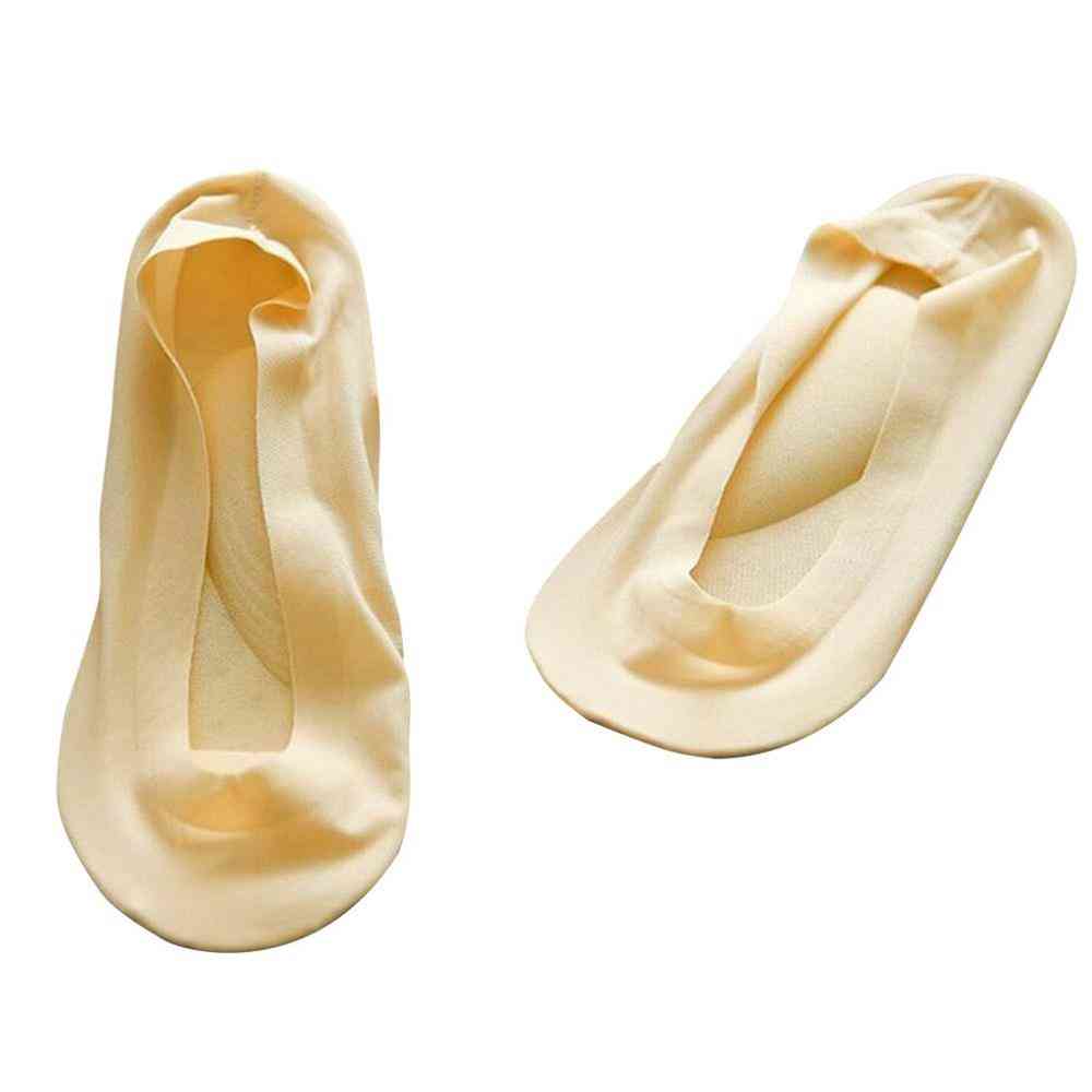 3d Spongeliner Ice Silk Pain Relief Padded Socks For Women