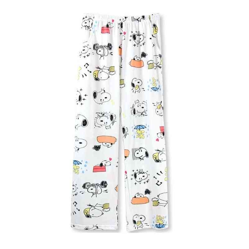 Cute Cartoon Print Comfortable Lounge Pants-sleepwear