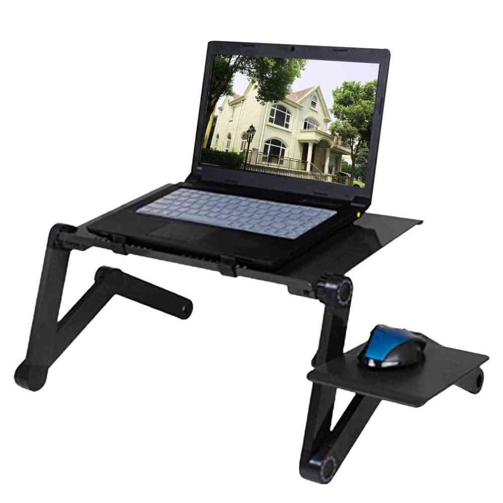 Adjustable Laptop Desk Table Ergonomic Tv Bed Lapdesk Tray