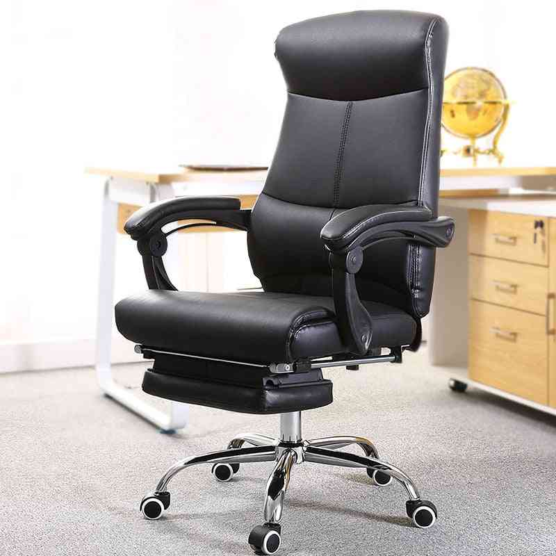 Computer Chair Lifting Rotatable Foldable Footrest