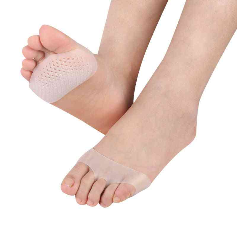 Coussinets souples en silicone à l'avant-pied, protection antidérapante, semelles anti-douleur