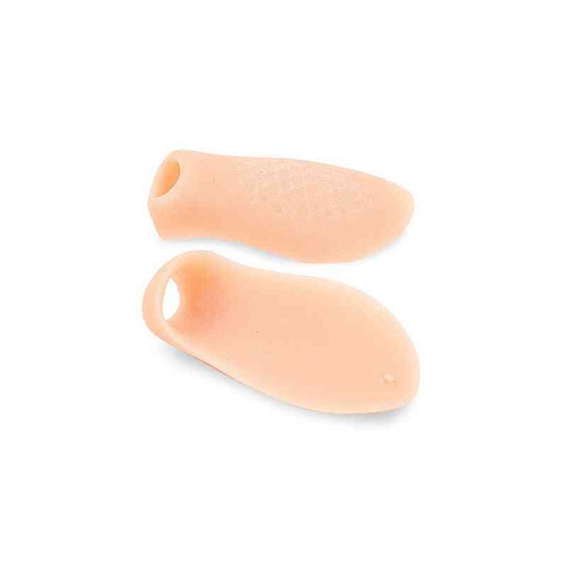 1 Pair Little Thumb Daily Use Silicone Gel Toe Protector Foot Finger Care Pad