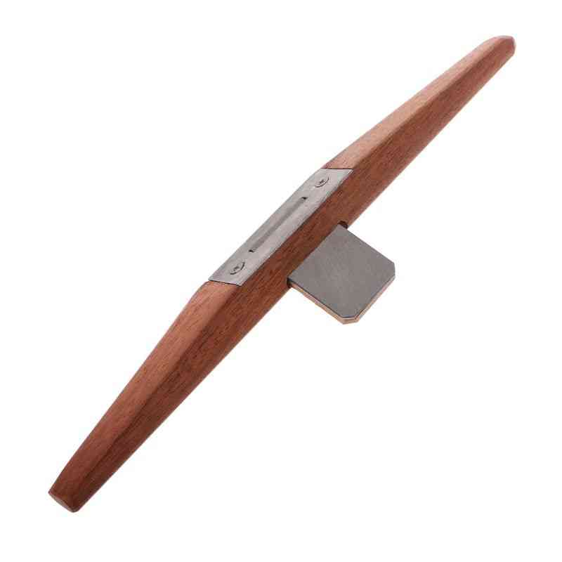 Carpinteiro de plaina plana de pássaro de madeira, borda com fenda, ferramenta de plaina de corte