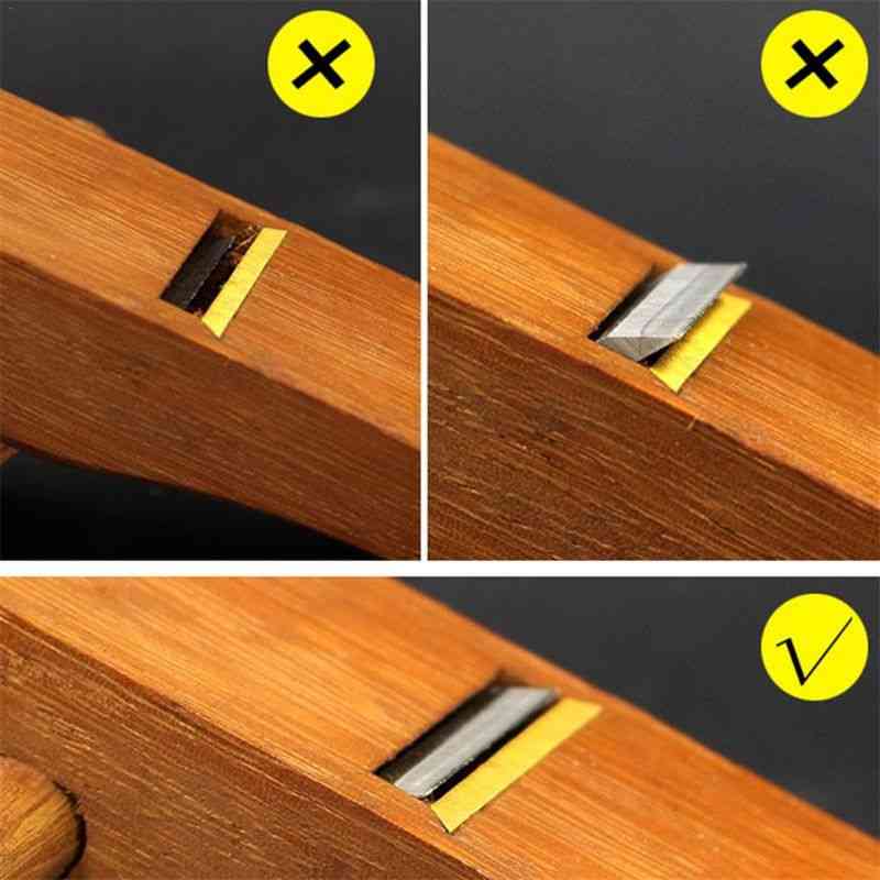 Mini cepilladora manual para trabajar la madera, herramienta de corte de carpintero