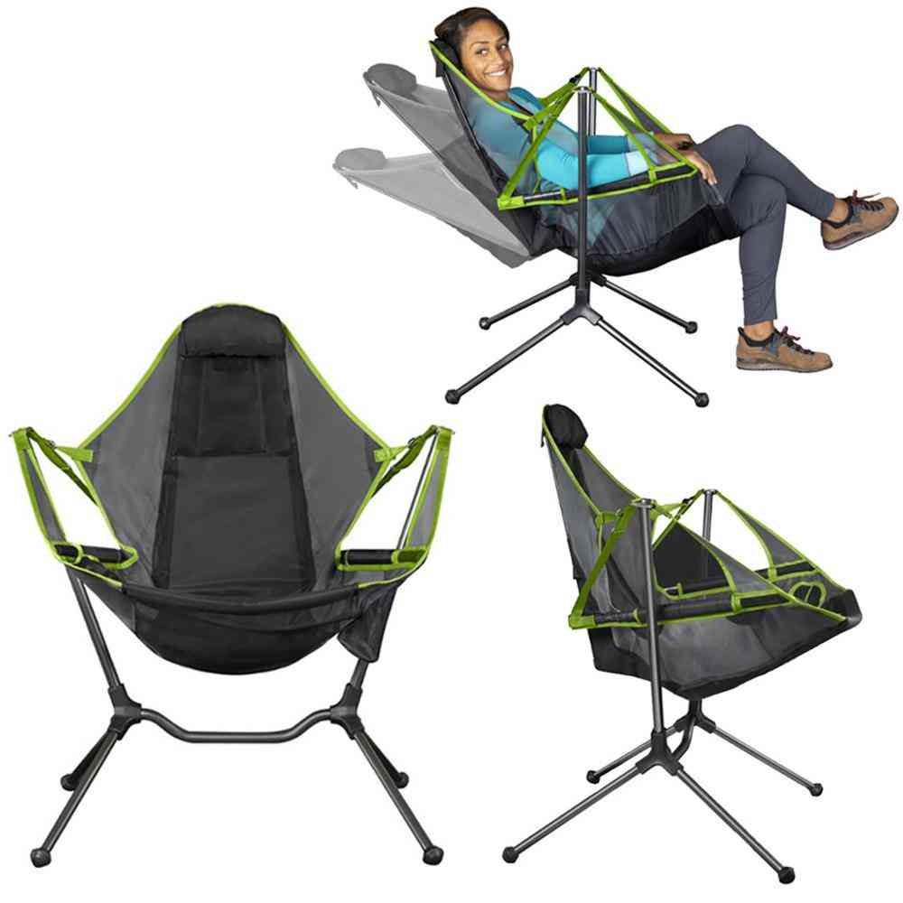 Ultralight Portable Chair With Pillow For Camping, Fishing
