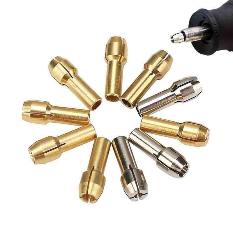 Power Tools Mini Drill Brass Collet Chuck For Dremel Rotary Tool
