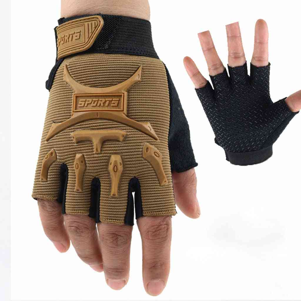 Outdoor-Sporttraining, rutschfeste Handschuhe mit Handgelenkstütze für