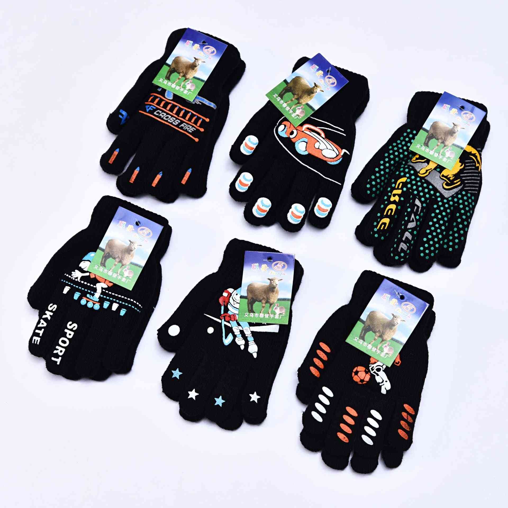 Warm Winter Cycling Autumn Hand Gloves, Mermey Knitted For