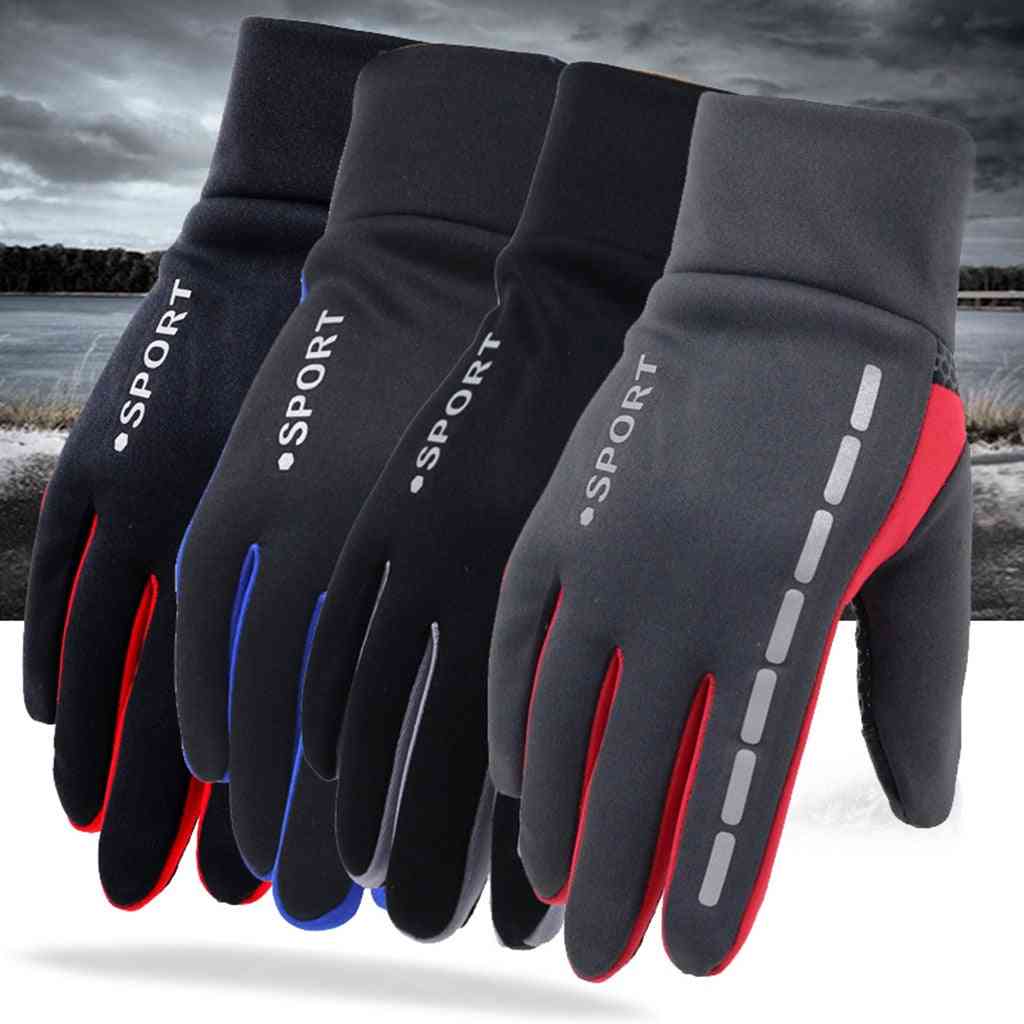Mens Gloves, Winter Therm With Anti-slip Elastic Cuff Thermal Soft Lining Glove