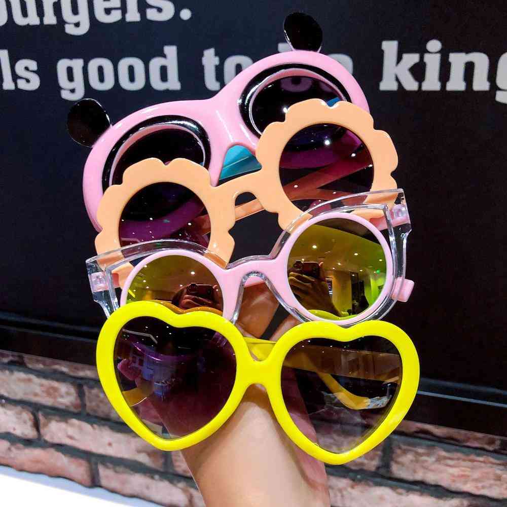 óculos de sol de desenho animado para bebês, óculos de proteção uv