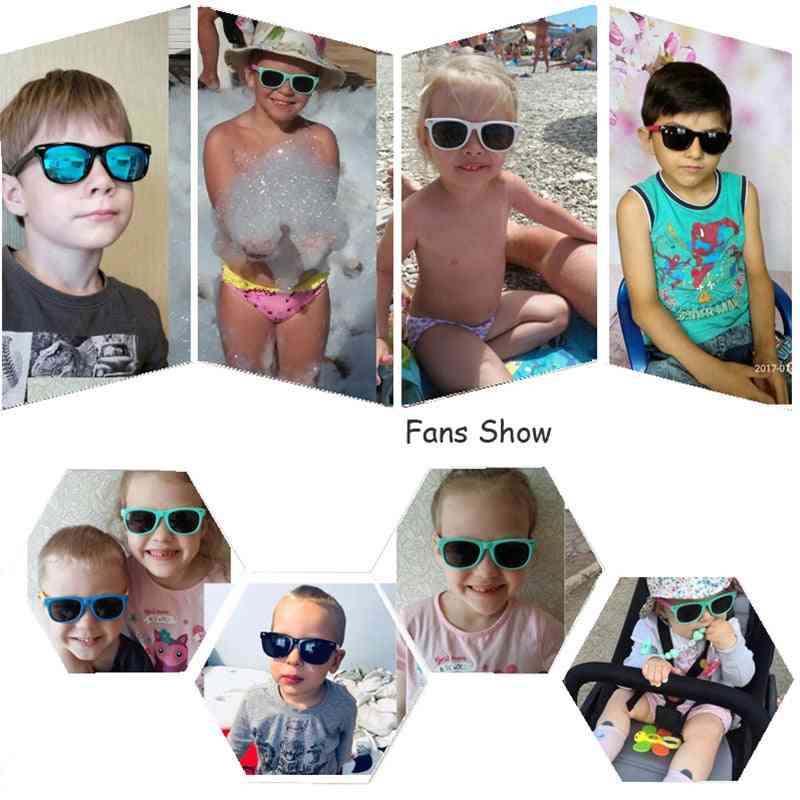Barn polariserade solglasögon, klassiska glasögon för barn
