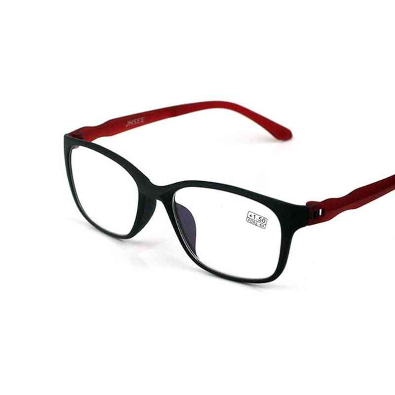 Blokkering van vierkante nerd-brillen, computerbrillen en vrouwen