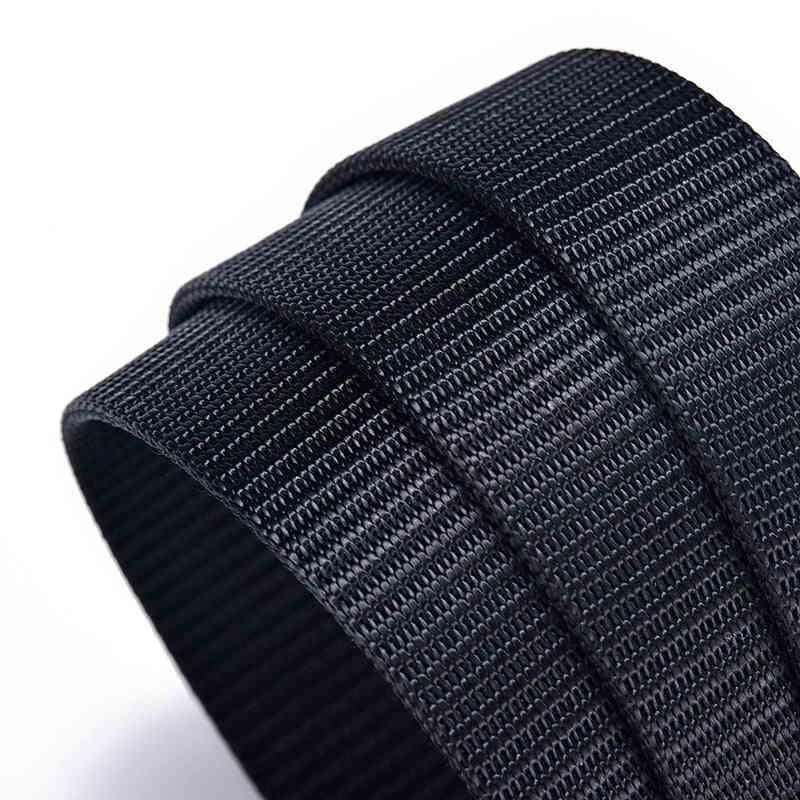 Men's Nylon Tactical Military Canvas Belts, Automatic Strap Buckle