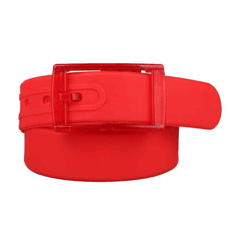 Cinturones de goma de silicona unisex totalmente ajustables
