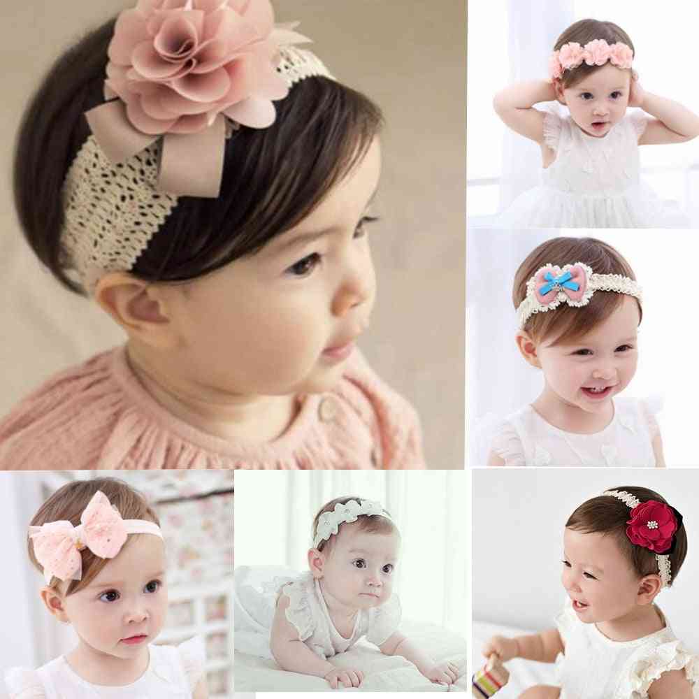 Baby Headband Flowers- Hair Accessories