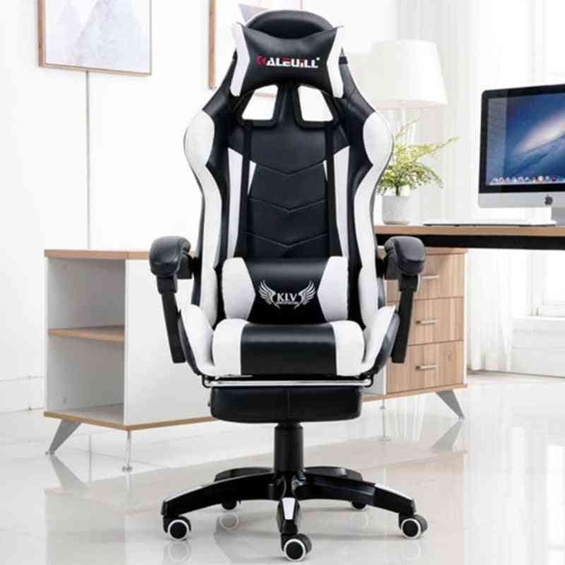 Competitive Game Computer Chair, Headrest Office Internet Lazy Lounge Chairs