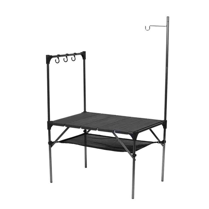 Camping Barbecue Tables, Stitched Assembled Aluminum Plate Table