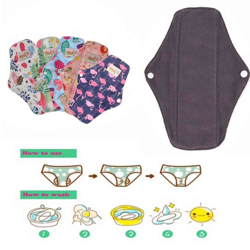 5 kosov - higienski vložki za večkratno uporabo, pralna krpa, menstrualni vložki