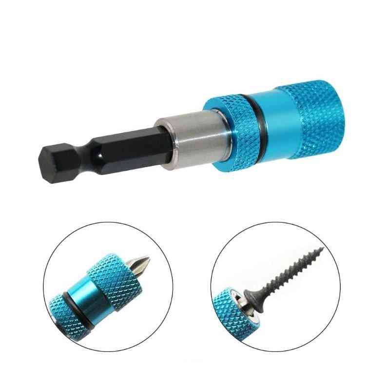 Quick Release Magnetic Drill Screw Bit Holder- Long Extention Tool