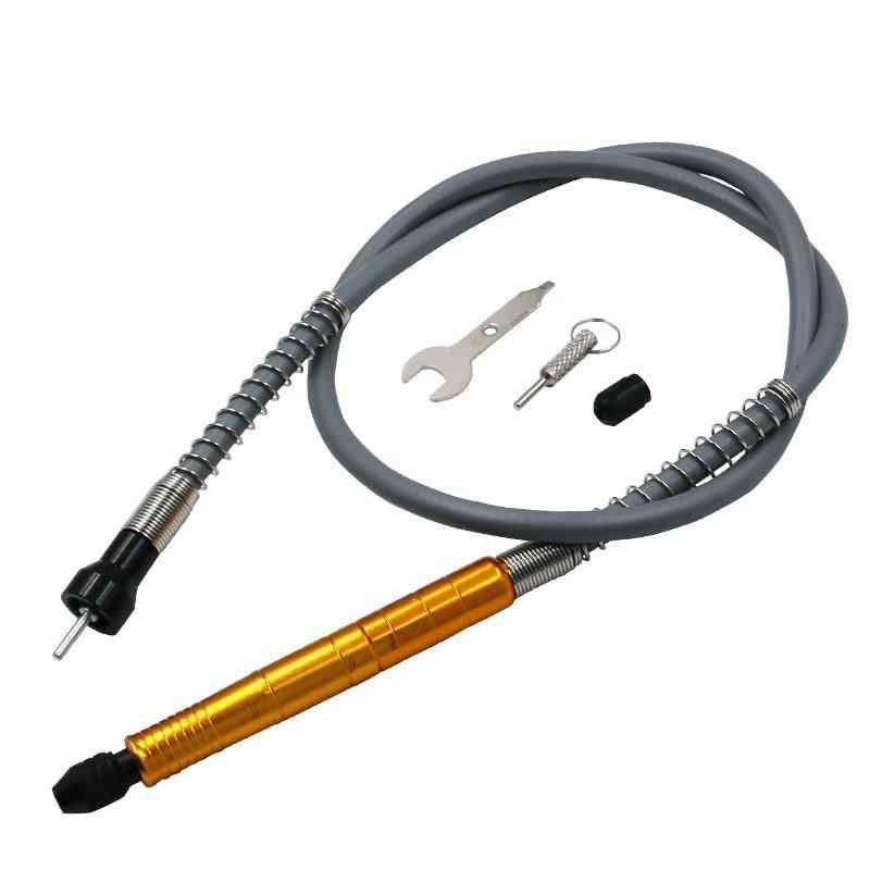Aluminum Flexible Flex Shaft With Keyless Chuck Connector, Electric Grinder Power Rotary Tool