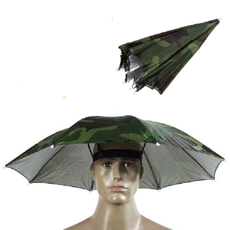 Head-mounted Umbrella, Sun-shade Lightweight, Outdoor Foldable Cap