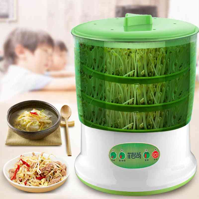 Automatic Bean Sprout Machine, 2-3 Layers With Pressure Plate Large Capacity Thermostat