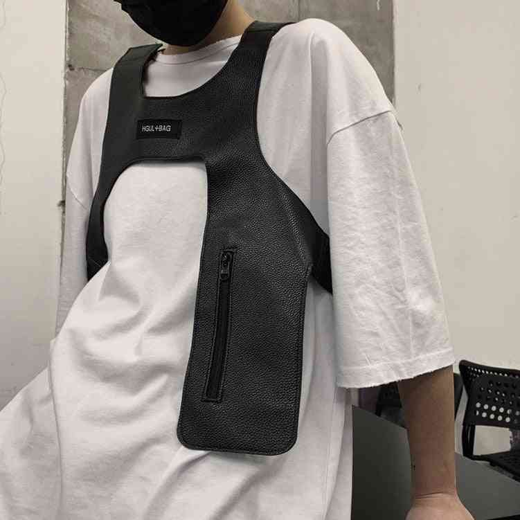 Men/ Women Streetwear Tactical Light Vest - Rap Tide, Hip-hop Harness Cloth