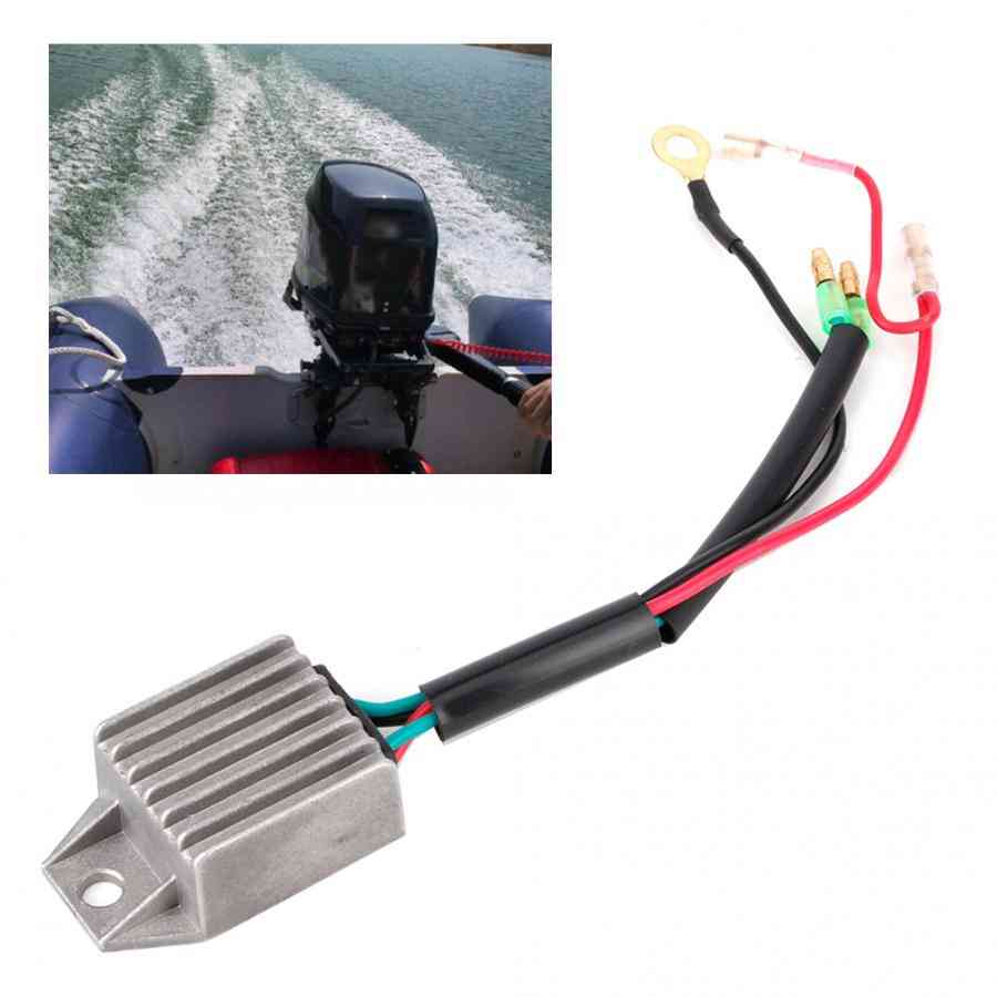 Voltage Regulator Rectifier For 2 Stroke 15hp Outboard, Fishing Boats Motors Stabilizer