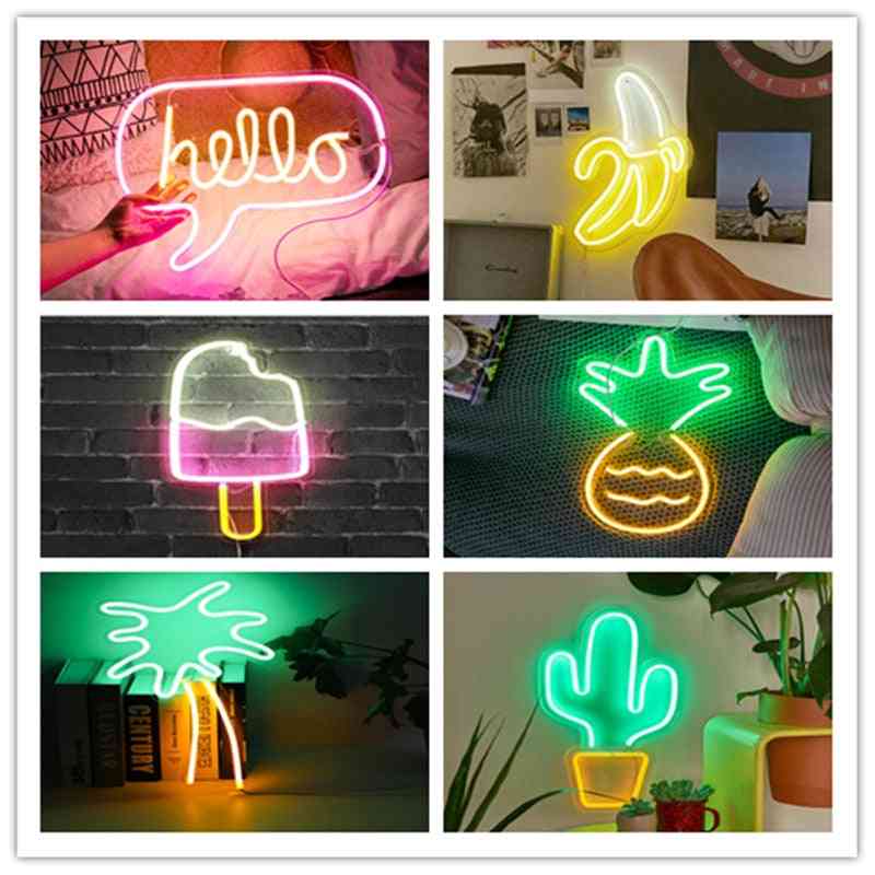 USB LED Neon Pub cooles Licht - Wandkunst, Schlafzimmer, Bardekorationen