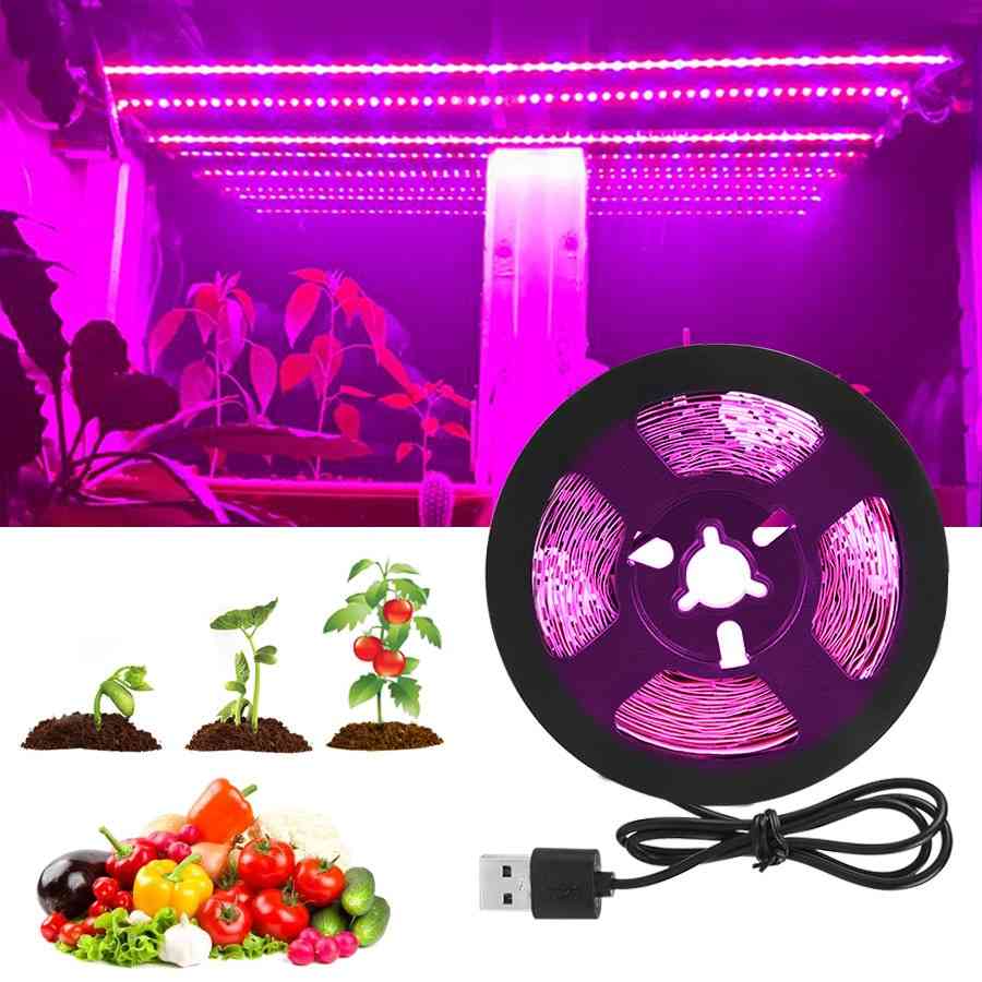 USB led - taśma świetlna do uprawy roślin, lamp fito