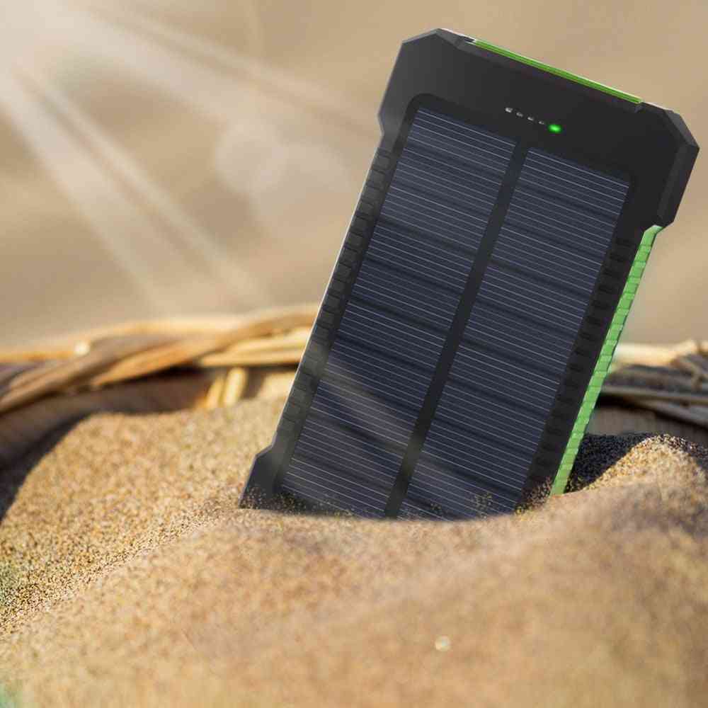 30000mah, double usb et banque de puissance de batterie externe de panneau solaire portable