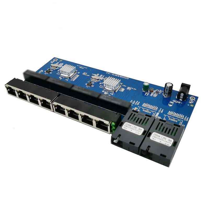 Media Converter Fiber Optical, Gigabit Ethernet Switch