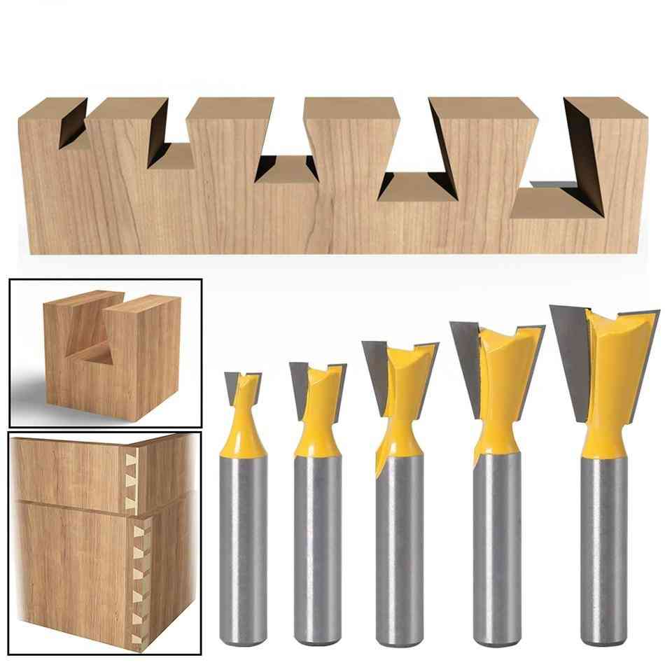 Shank Dovetail Joint Router Bits With 14-degree Woodworking Engraving Milling Cutter