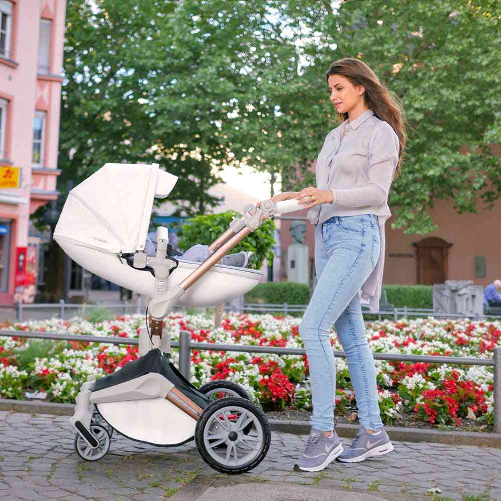 3-in-1/ 360° Rotation- Baby Stroller, Travel System With Bassinet & Car Seat