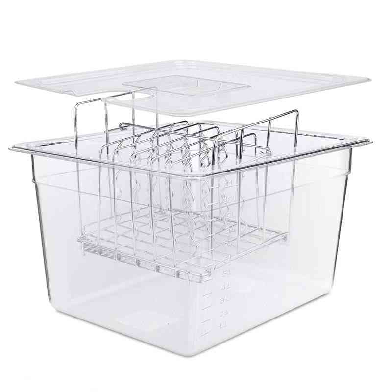 Stainless Steel Detachable Divider Racks And Containers For Immersion Circulators