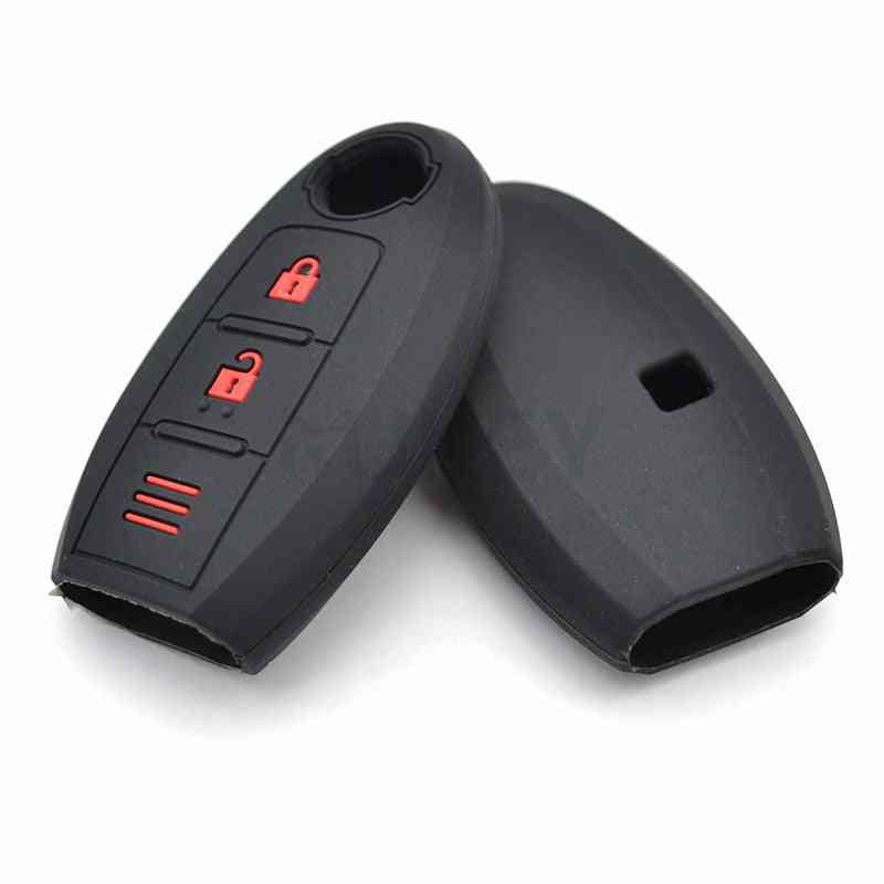 3 Button Silicone Car Key Case/leaf Cube Remote Fob Cover