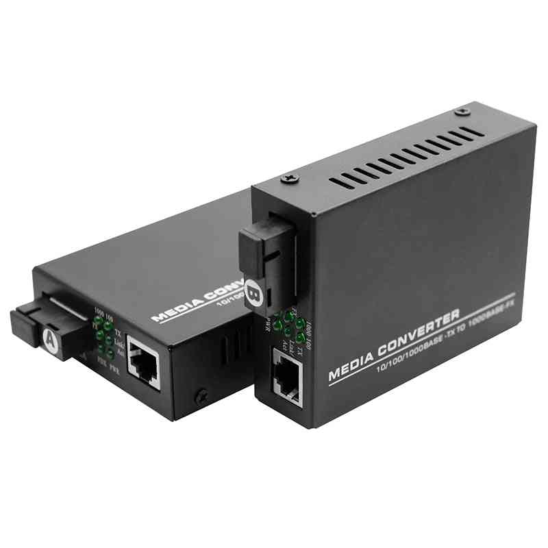 превключвател за бърз Ethernet оптичен мултимедиен конвертор, еднорежимен конектор