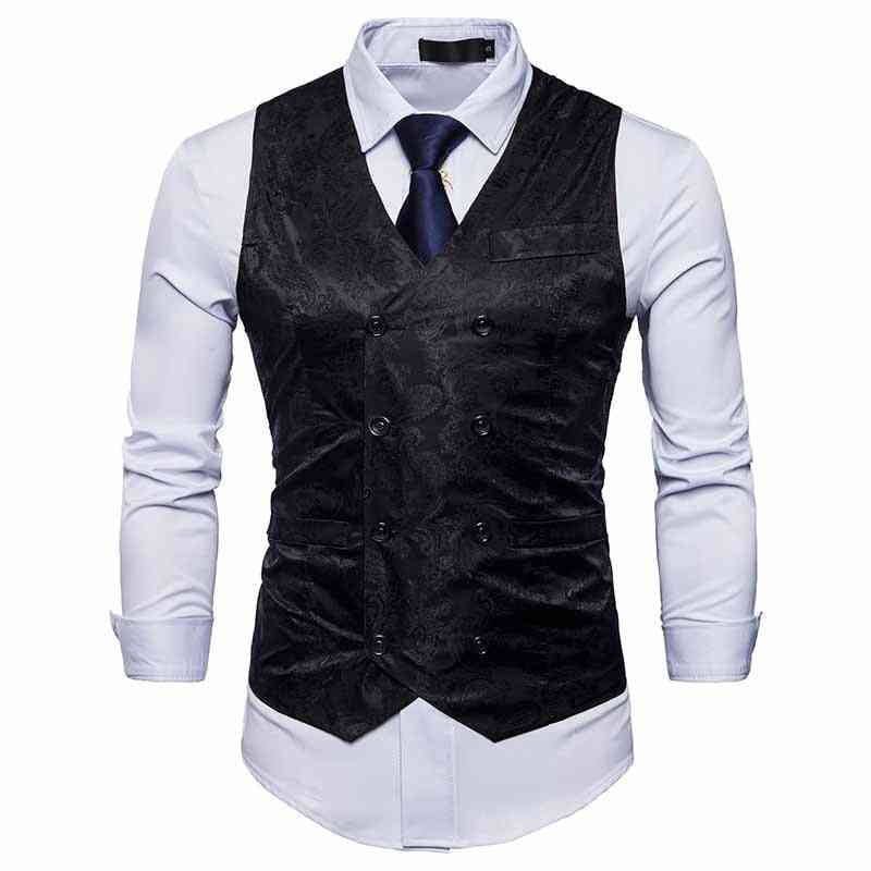 Casual Suit Vest, Outwear Single Breasted, Waistcoat