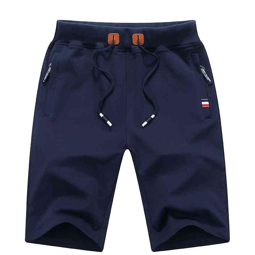 Sommer casual bomull, ridebukse bermuda, homme shorts