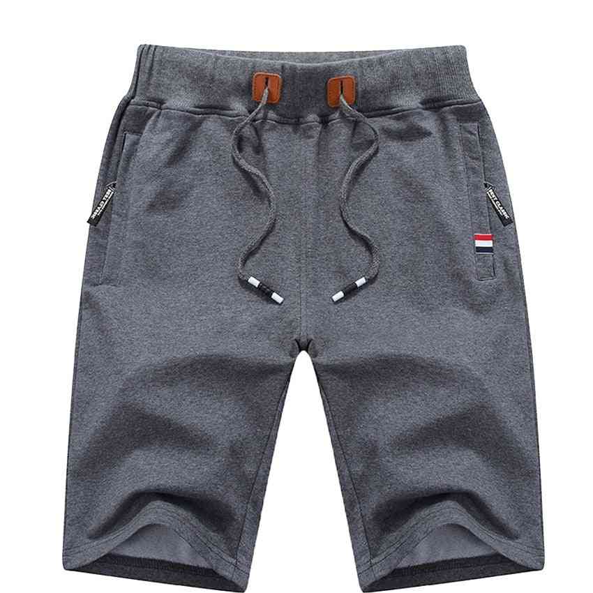 Sommer casual bomull, ridebukse bermuda, homme shorts