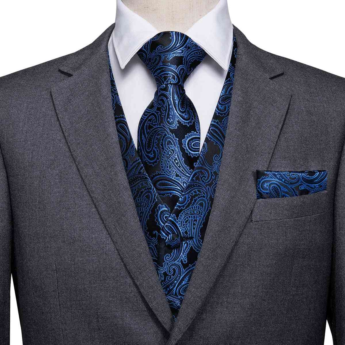 Silk- Jacquard Suit, Vest, Waistcoat, Wedding Jacket's